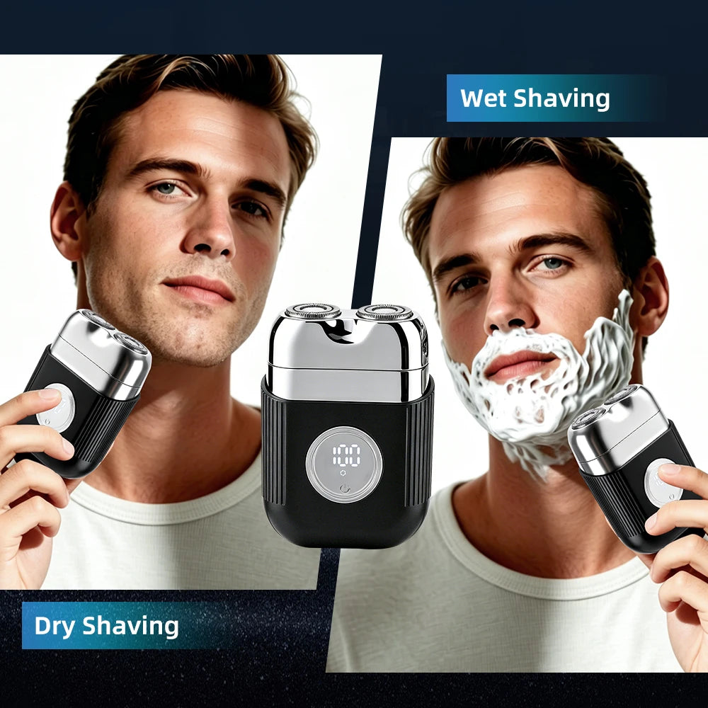 Portable Electric Foil Shaver with Floating Blades for Men - 12