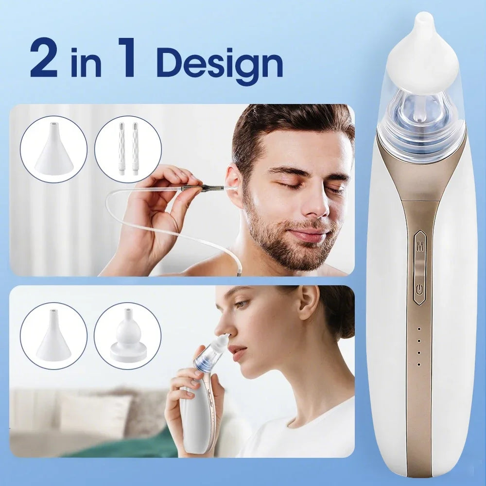 Electric Intelligent Earwax Vacuum Removal and Ear Cleaning Kit - 1