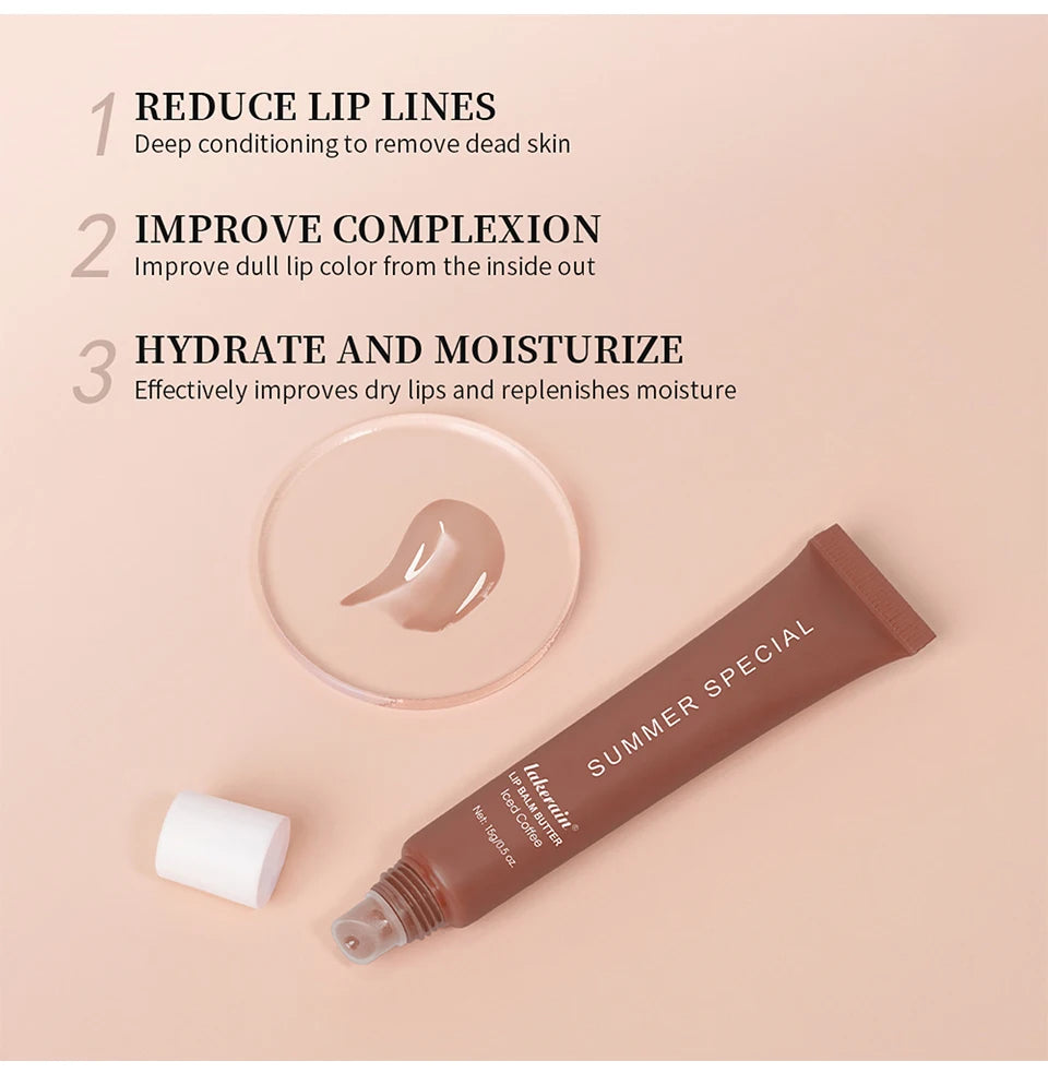 Moisturizing Lip Balm Butter for Soft Hydrated and Shiny Lips
