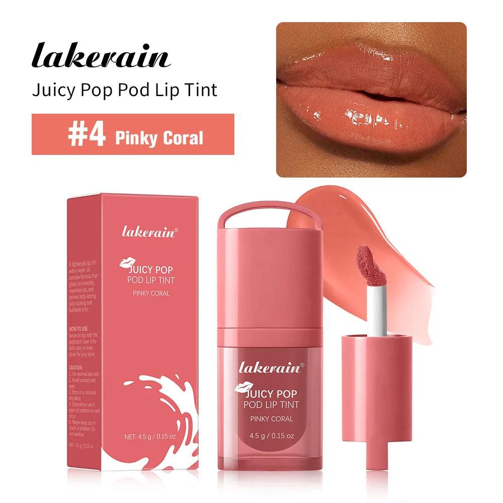 Juicy Pop Pod Lip Tint for Long-Lasting Hydration and High-Shine Finish