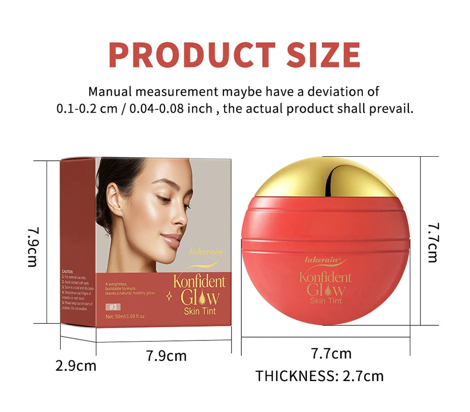 Hydrating Glow Skin Tint Foundation for a Radiant Natural Finish