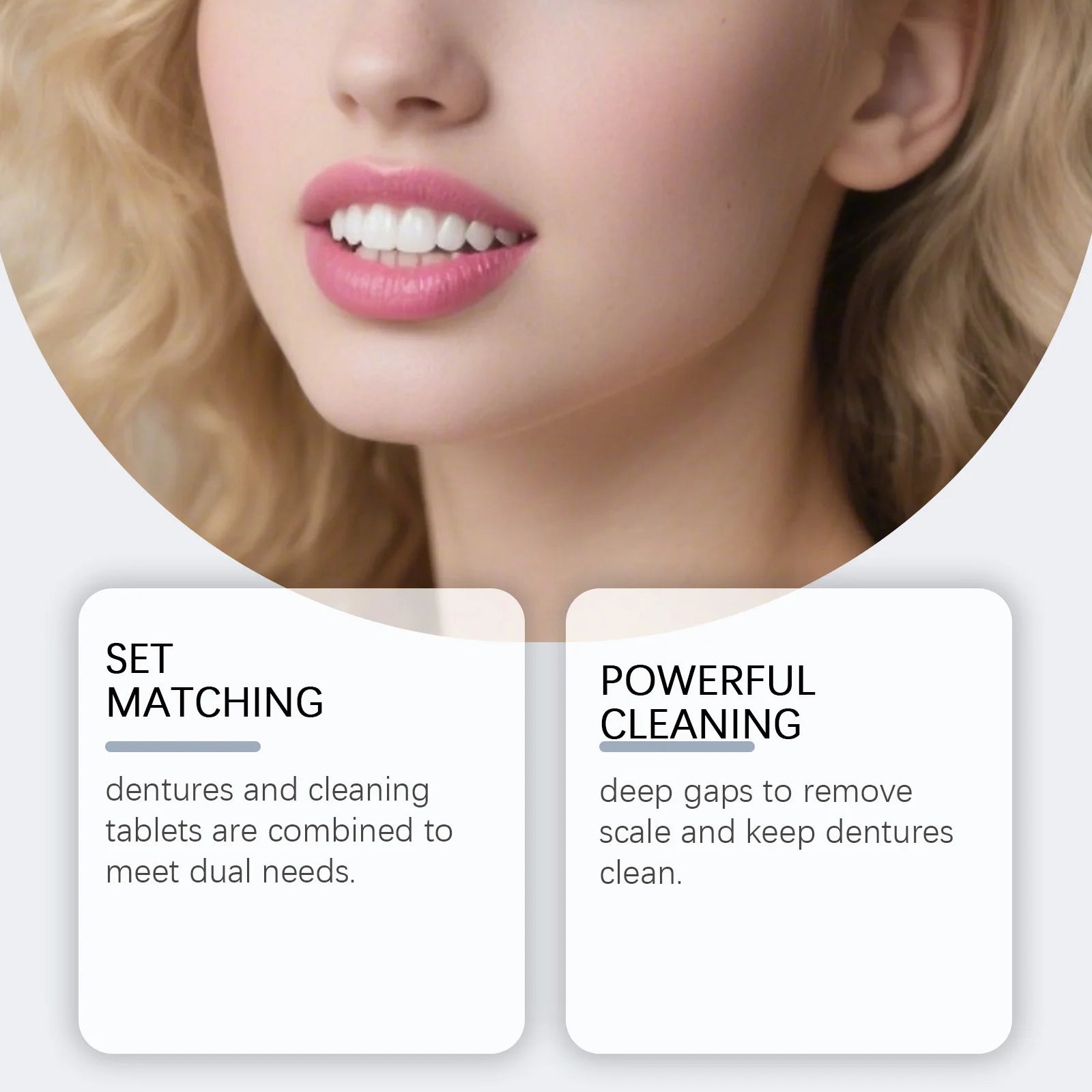 Cosmetic Denture Kit for Covering Missing or Stained Teeth - 8