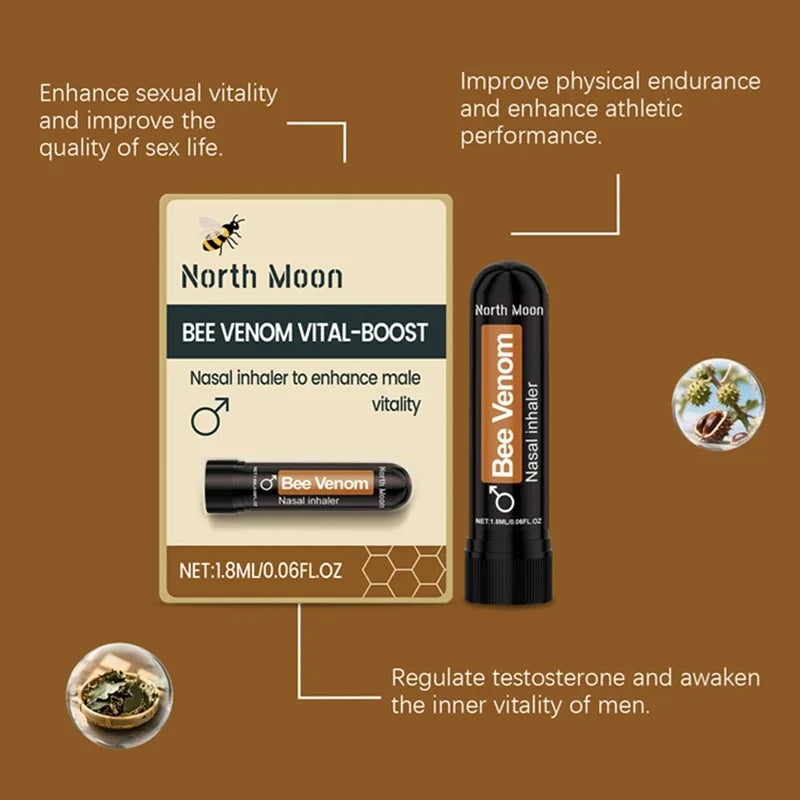 Bee Venom Vitality Boosting Nasal Inhaler for Men - 5
