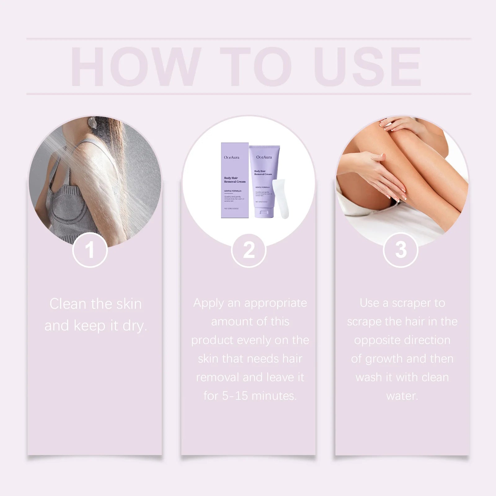 Painless Gentle Hair Removal Cream for Full Body and Sensitive Skin - 12