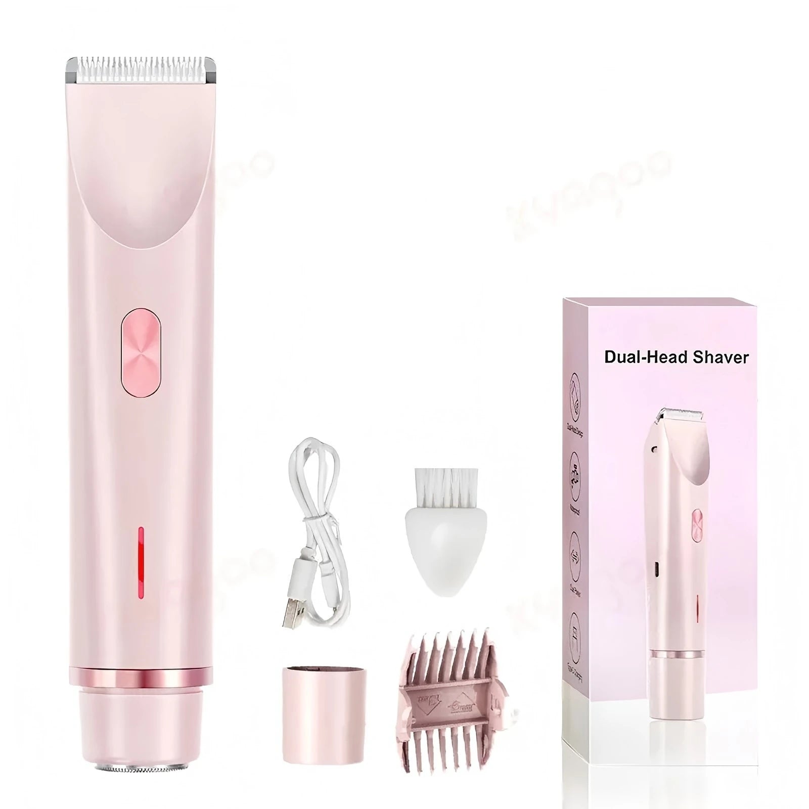 Electric Waterproof Women's Hair Shaver for Face, Bikini, and Body - 19