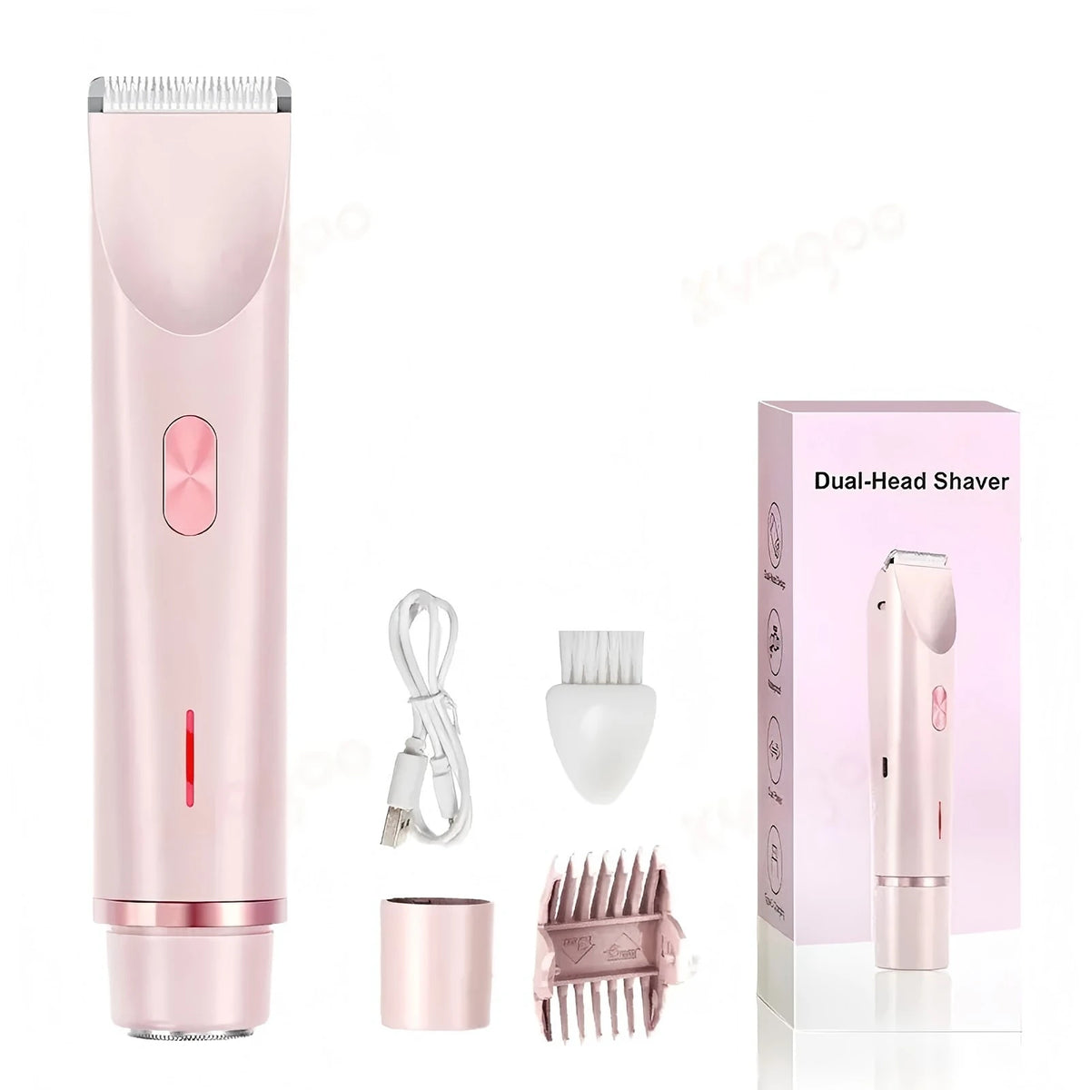 Electric Waterproof Women's Hair Shaver for Face, Bikini, and Body