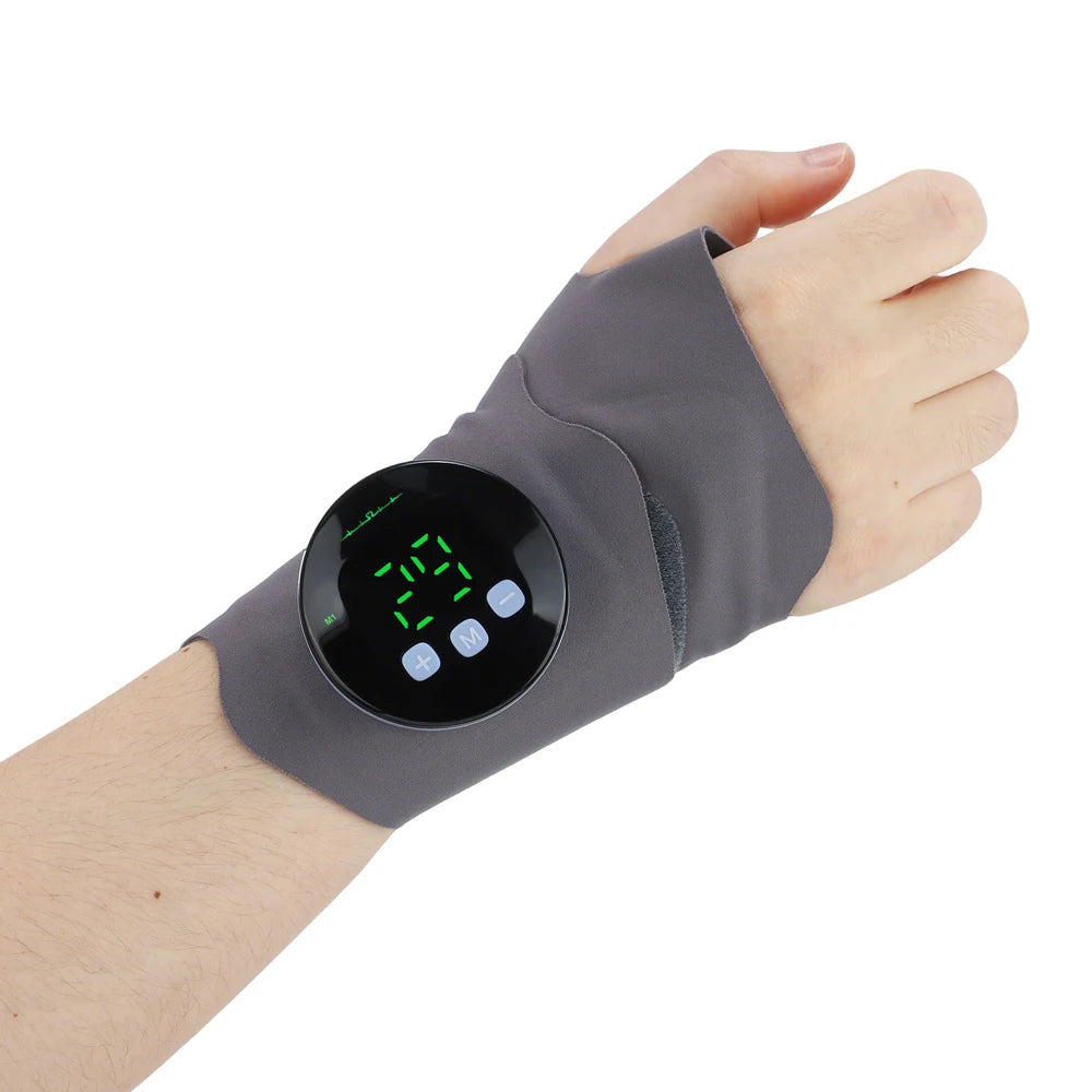 Electric Microcurrent Wrist Massager for Pain Relief and Support - 17