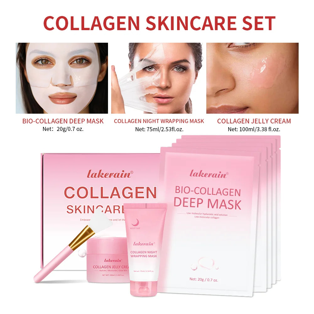 Collagen Skincare Set for Deep Hydration and Radiant Skin Repair - 20