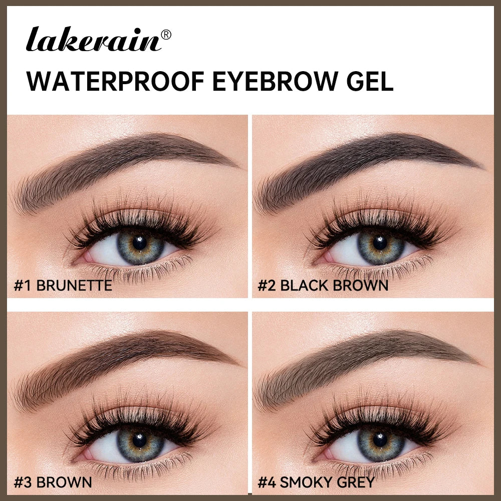 Waterproof Liquid Eyebrow Gel Set for Long-Lasting Natural Defined Brows