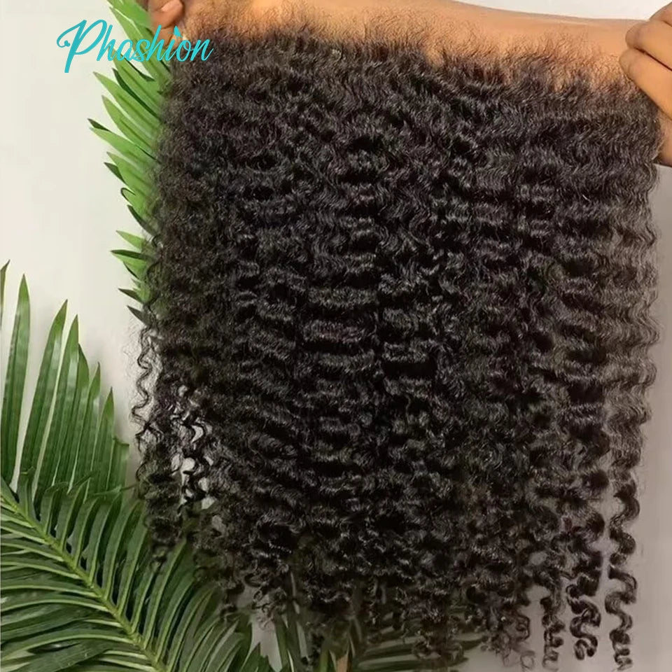 13x6 HD Lace Kinky Curly Frontal for Seamless Natural Hairlines - 1