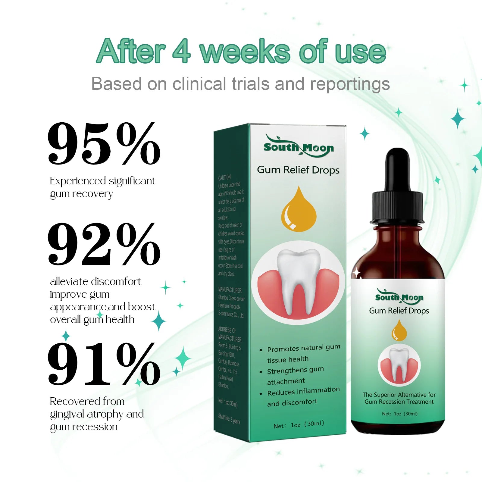 Natural Herbal Toothache and Gum Relief Drops for Oral Health Care - 14