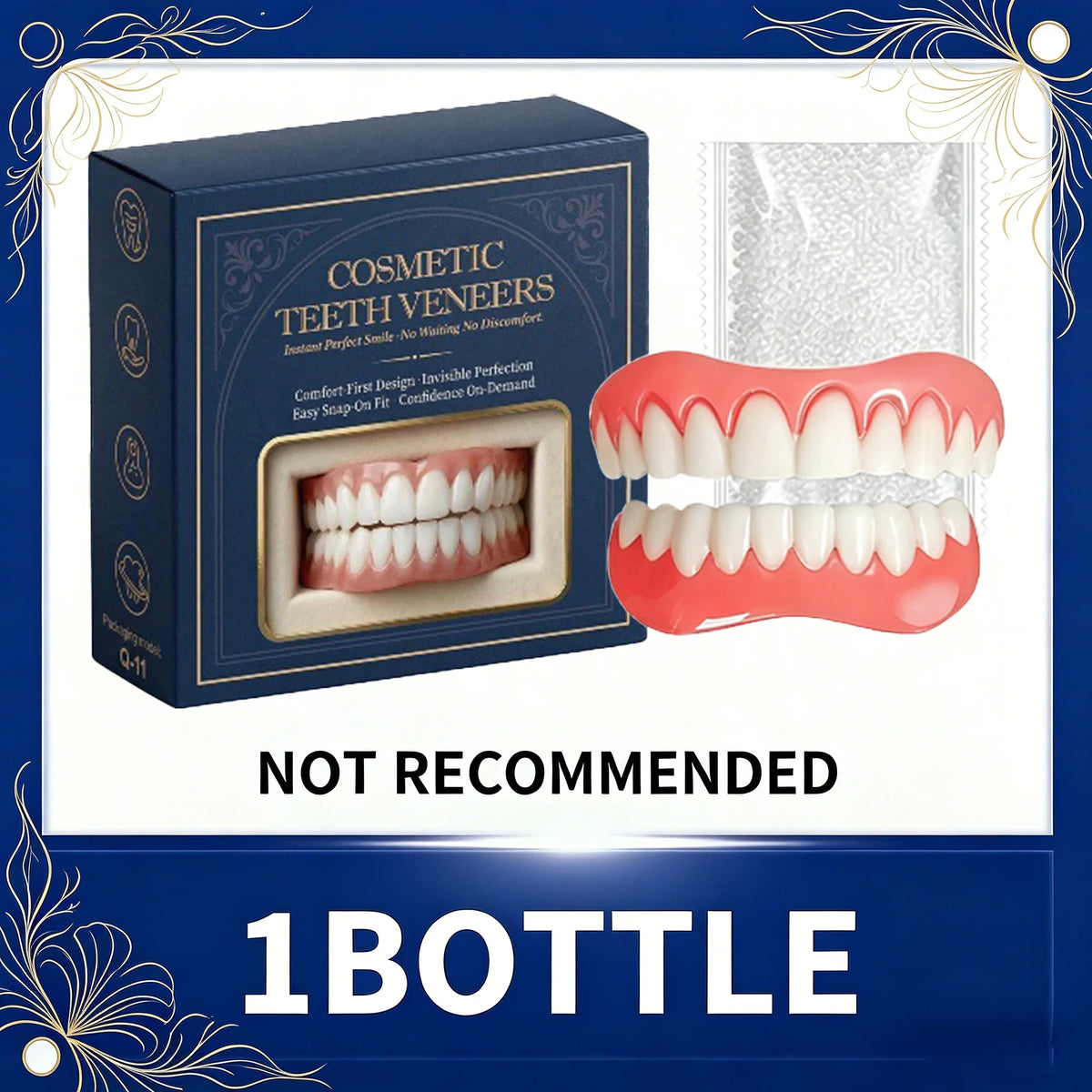 Moldable Thermoplastic Denture Fitting Kit for Natural Smile