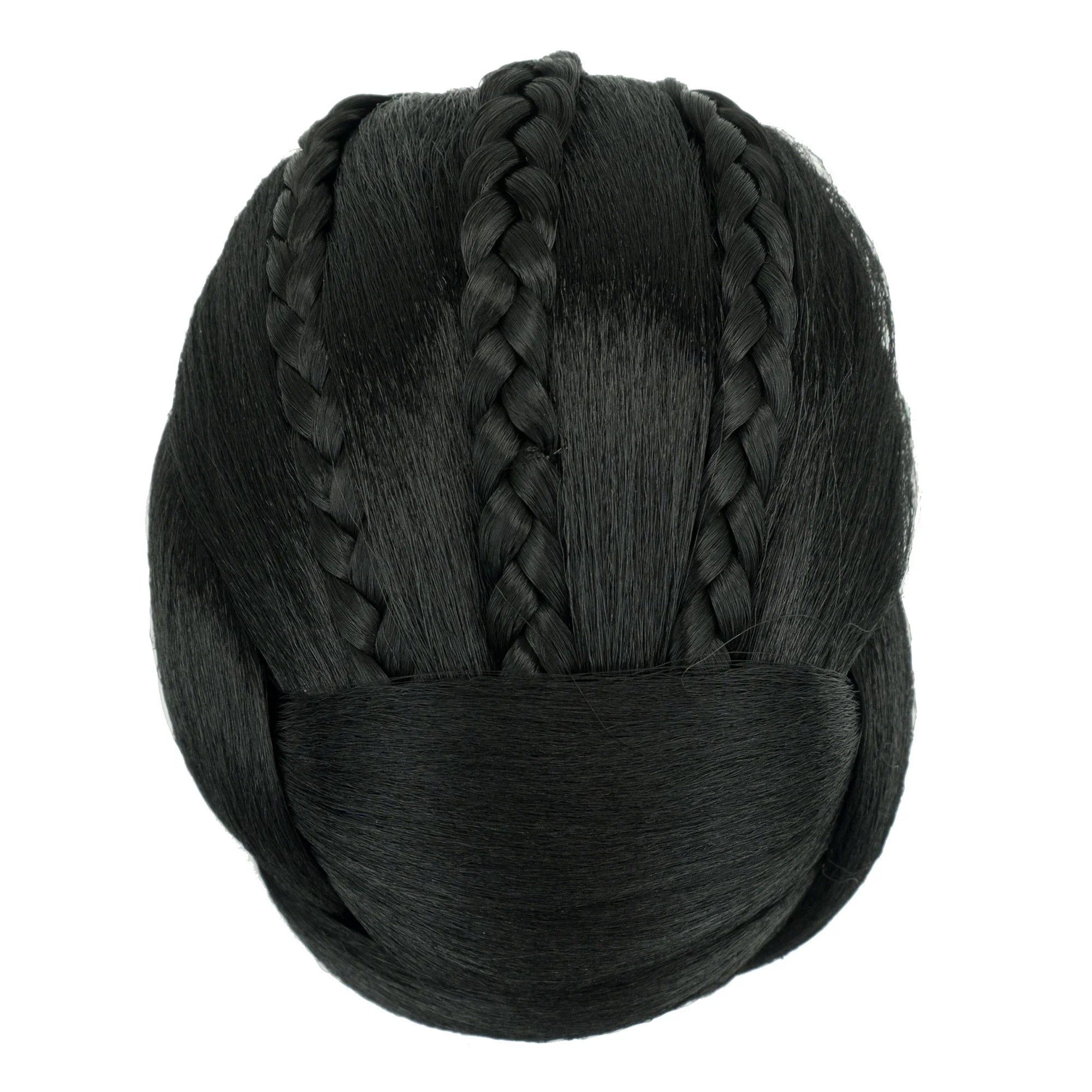Synthetic Braided Chignon Hair Bun for Elegant Updos - 7