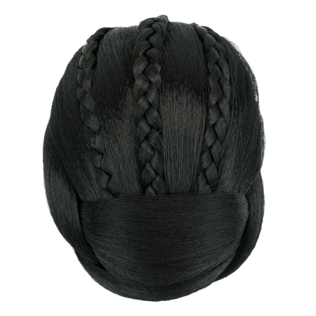 Synthetic Braided Chignon Hair Bun for Elegant Updos