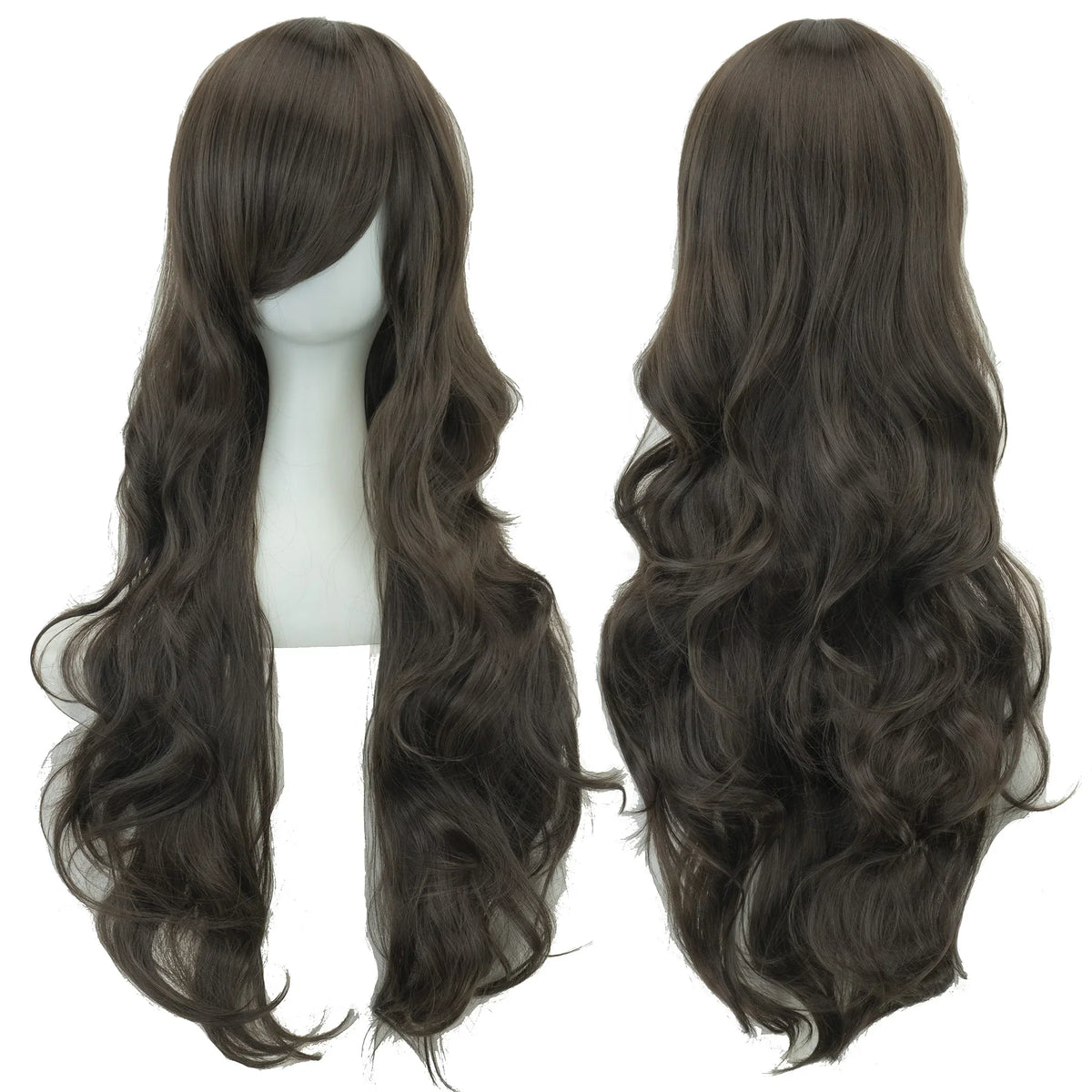 Long Curly Heat-Resistant Synthetic Cosplay Wig for Costume Parties