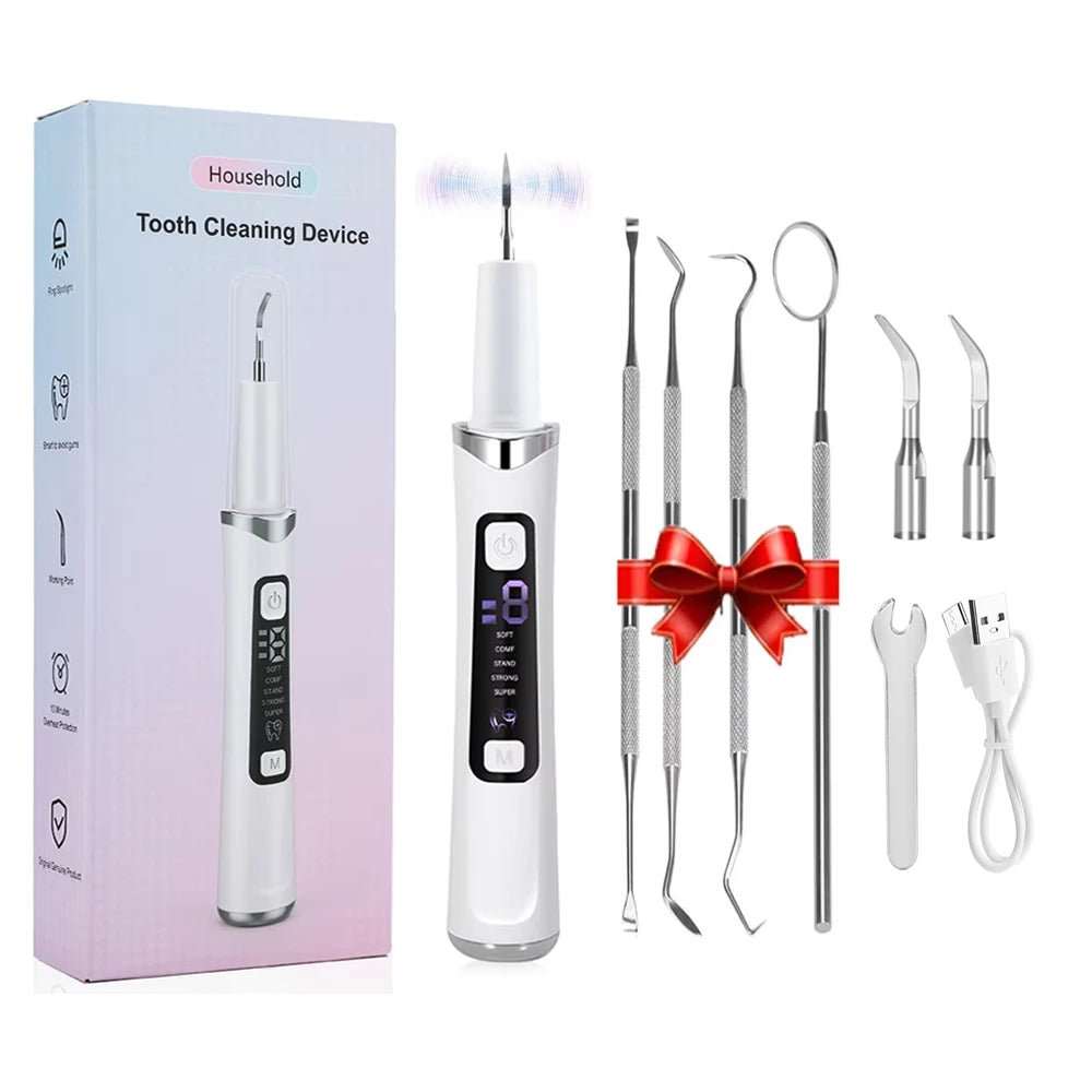 Ultrasonic Electric Teeth Tartar and Plaque Remover for Home Dental Care - 22