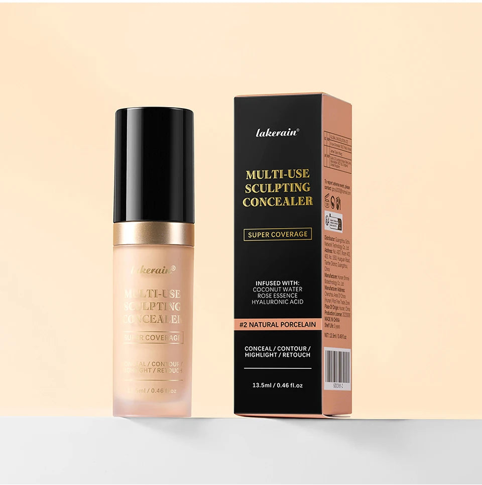 Multi-Use Sculpting Liquid Concealer for Full Face Coverage and Contouring - 16