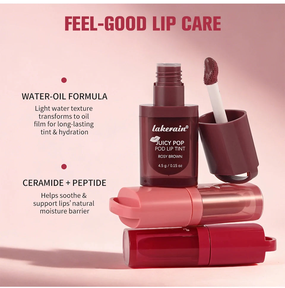 Juicy Pop Pod Lip Tint for Long-Lasting Hydration and High-Shine Finish - 9