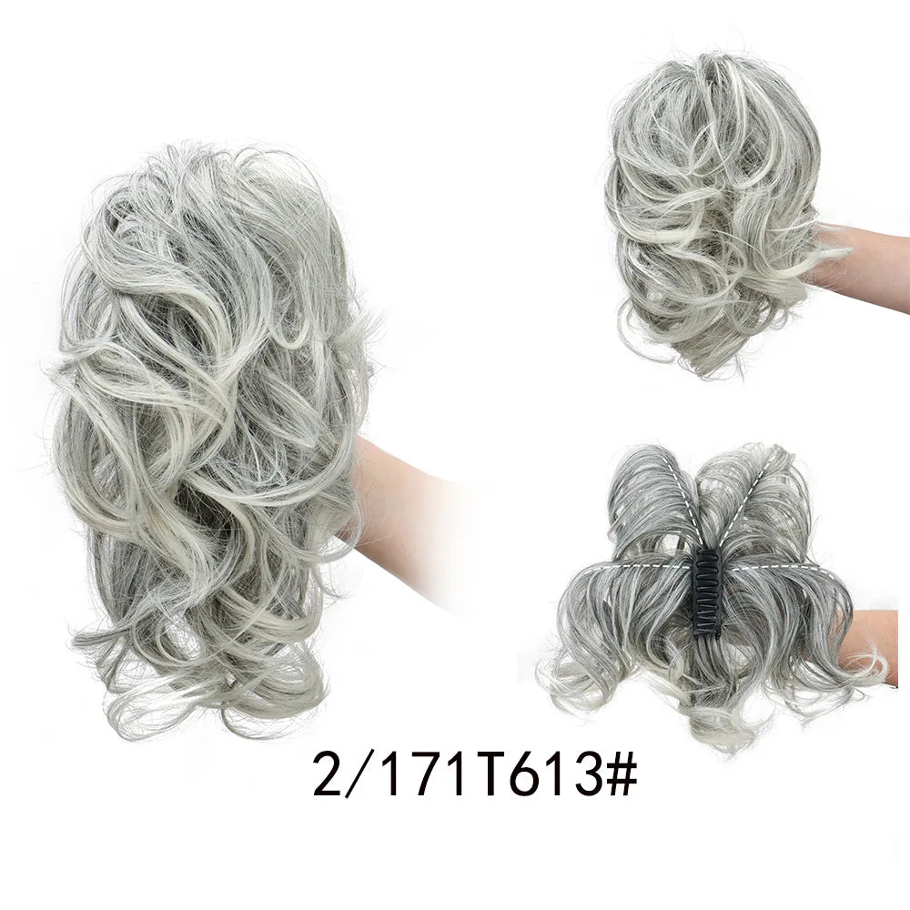 Curly Claw Clip Ponytail Extension for Instant Volume and Hairstyle