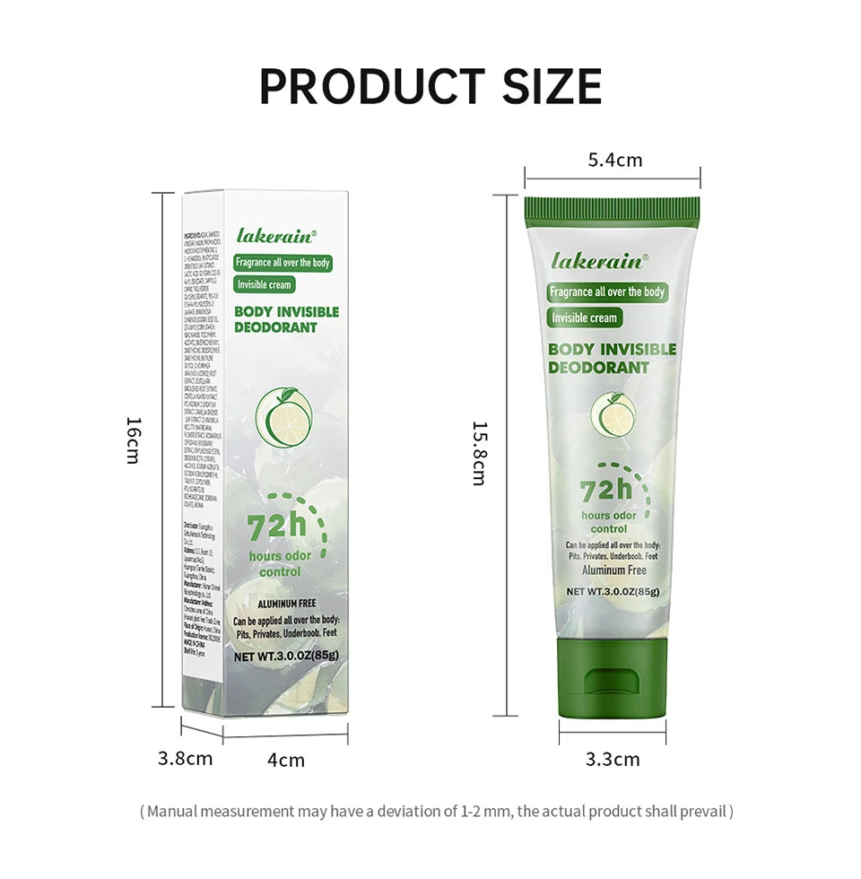 Long-Lasting Invisible Body Deodorant Cream for All-Day Freshness - 14