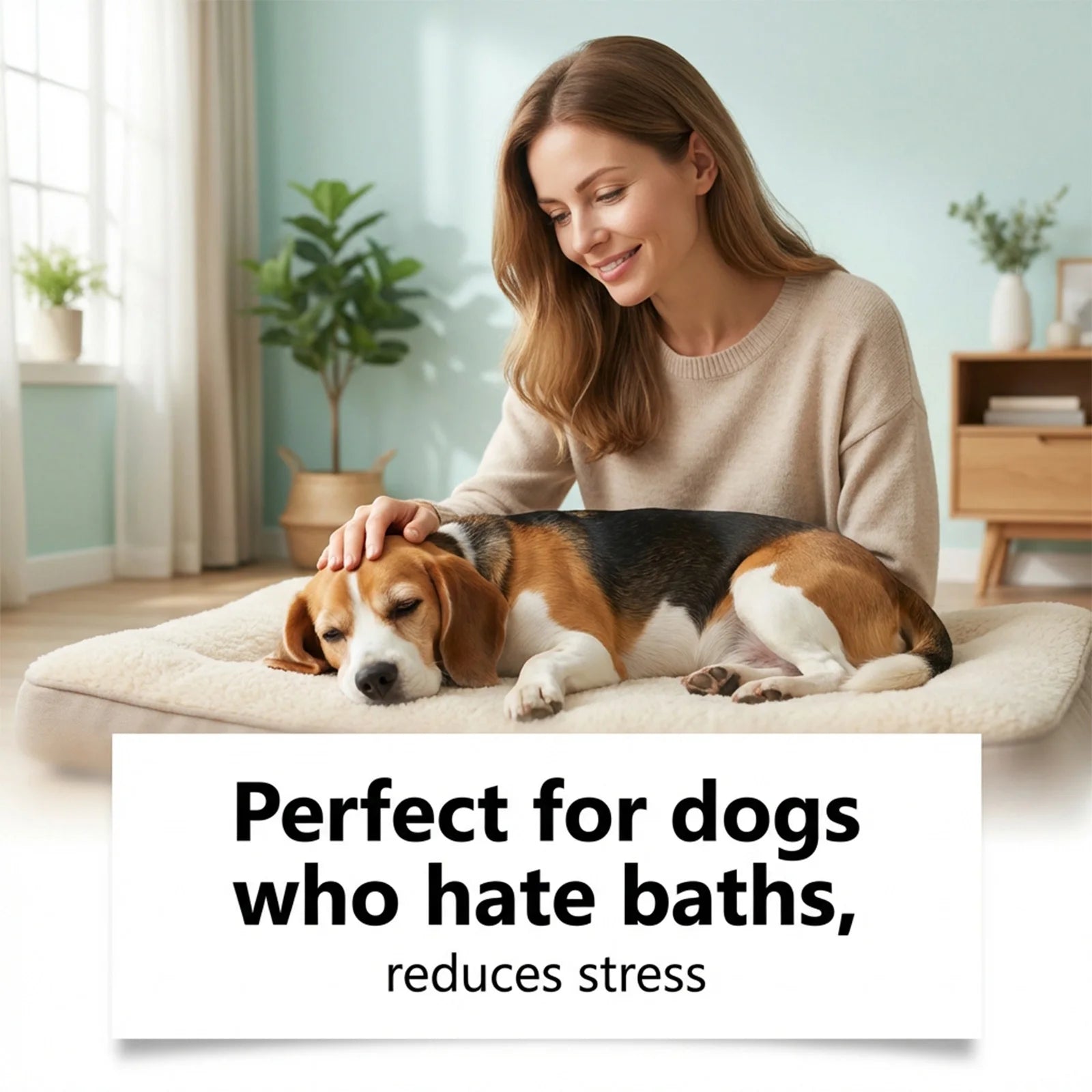 Waterless Dog Shampoo Spray for Quick Cleaning and Odor Removal - 12