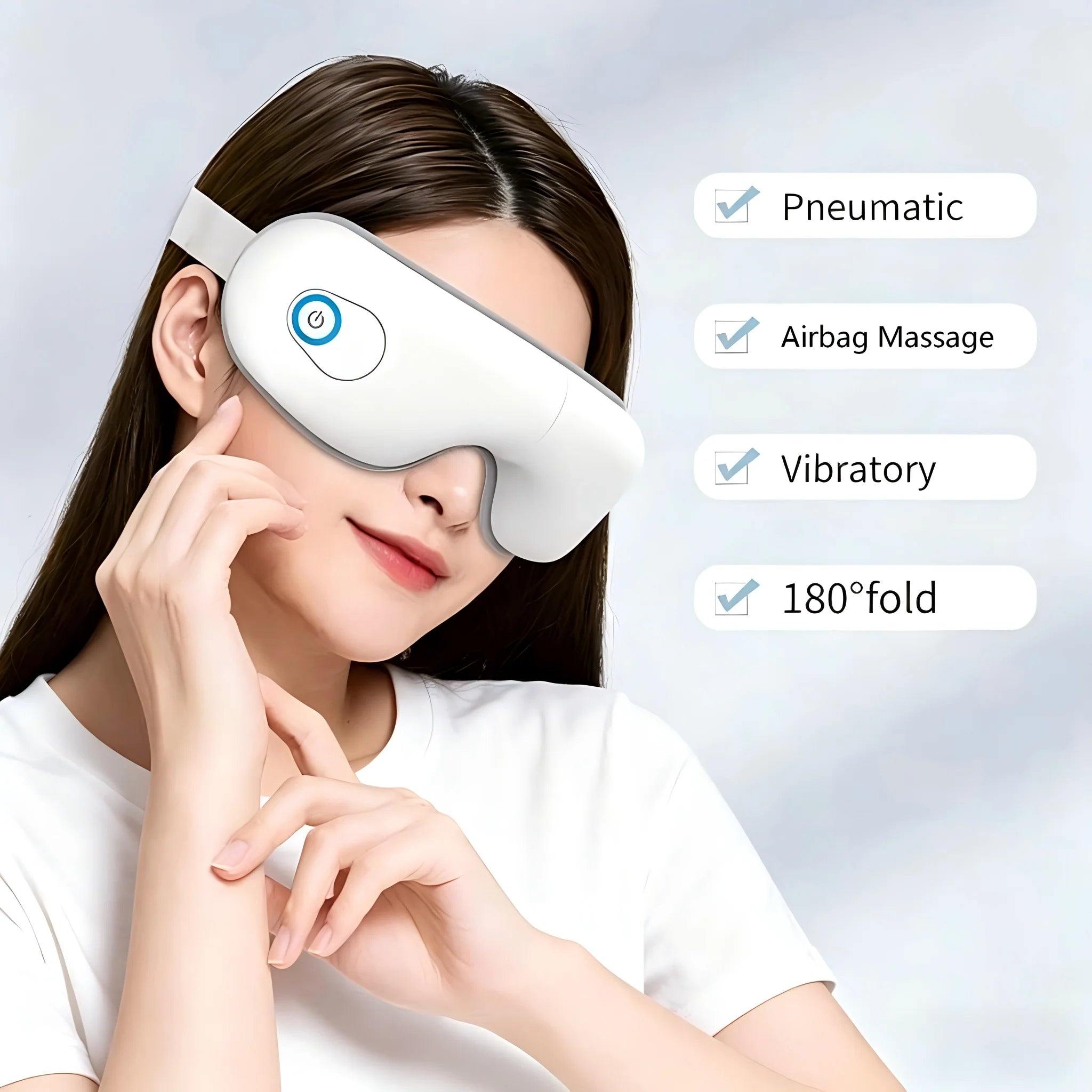 Rechargeable Eye Massager with Heat and Air Compression for Relaxation - 7