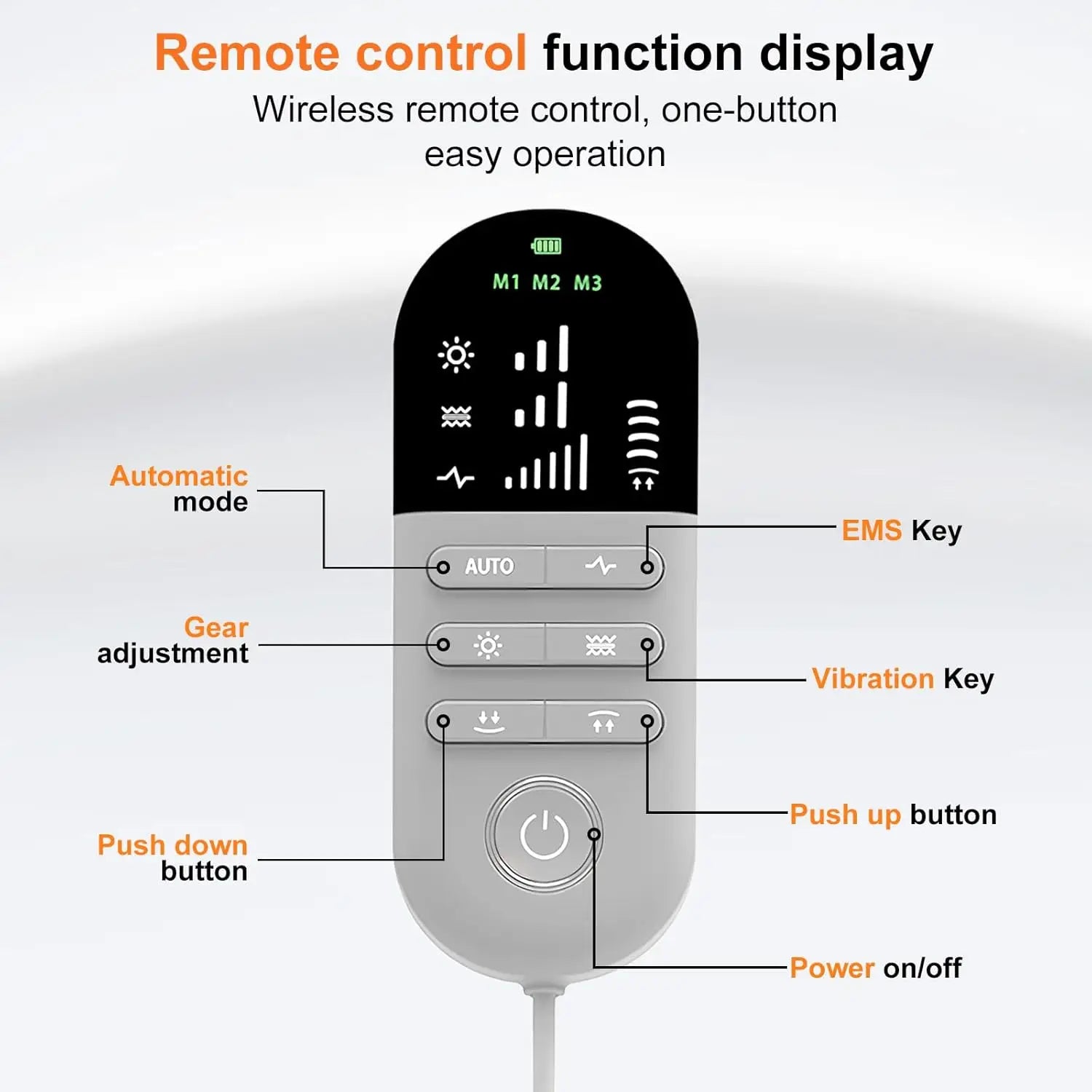 Electric Lumbar Stretcher with Vibration and Microcurrent Massage - 12