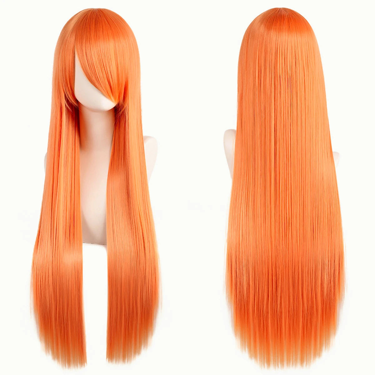 Long Straight Synthetic Cosplay Wig with Bangs