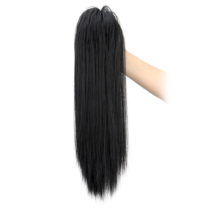 18-Inch Straight Claw Clip Ponytail Extension for Instant Volume - 10