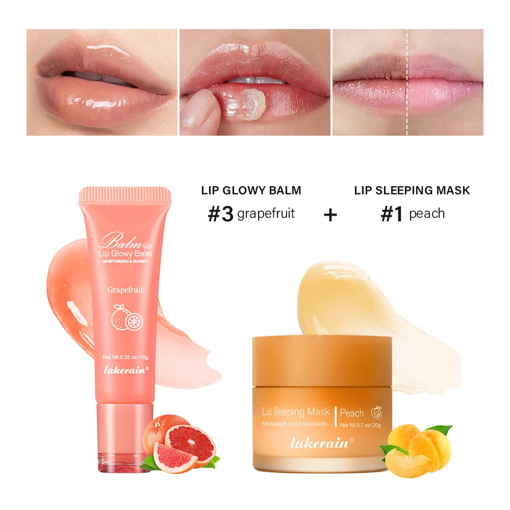 Hydrating Lip Repair Balm and Overnight Recovery Sleeping Mask Set - 39
