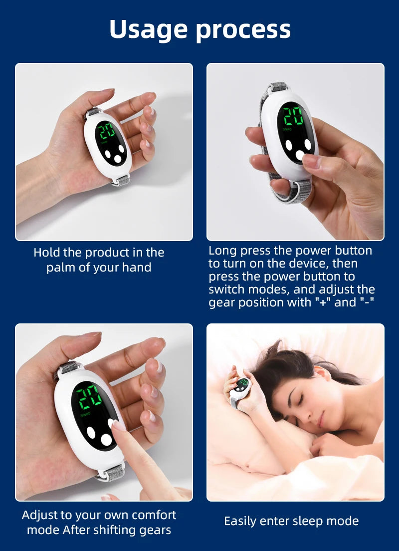 Microcurrent Handheld Sleep Aid Device for Stress and Anxiety Relief