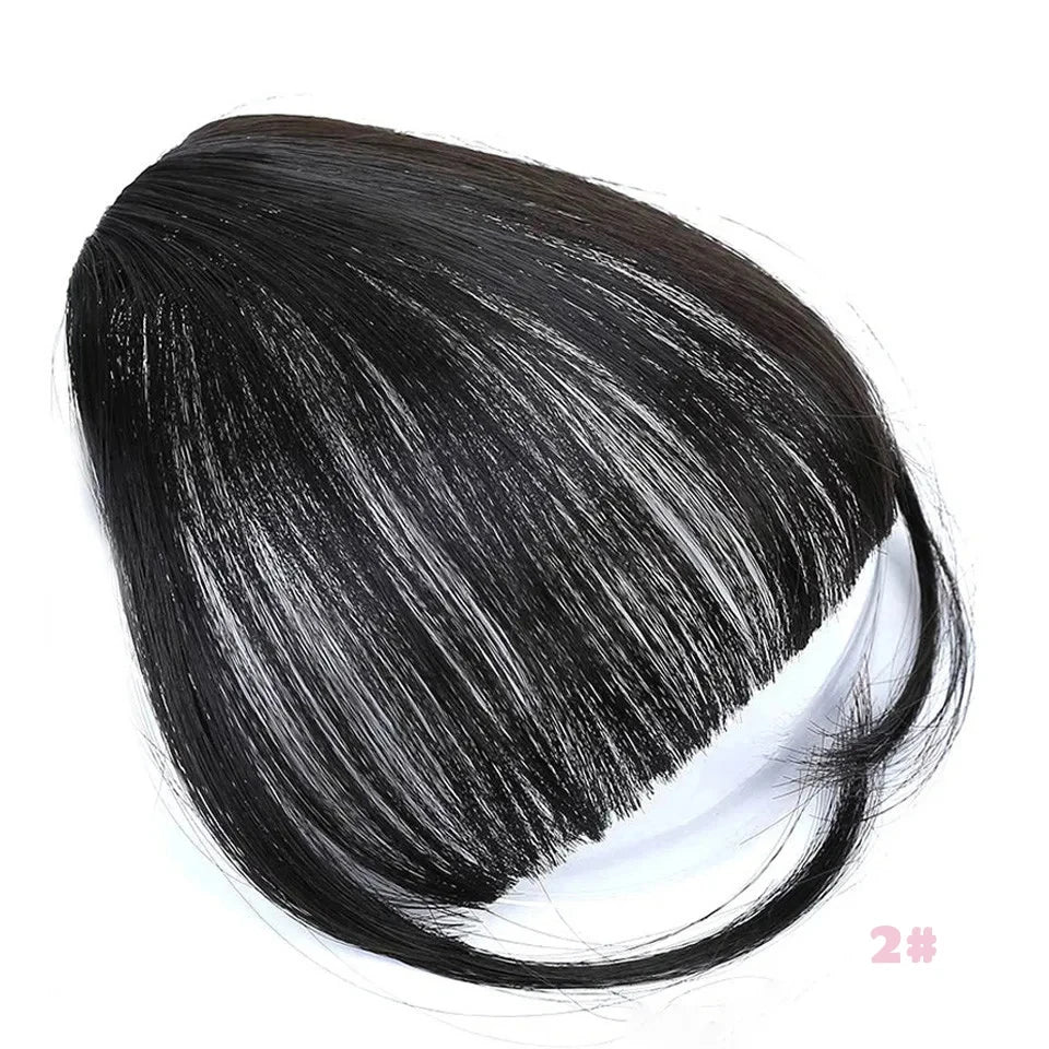 Clip In Air Bangs for Natural Hair Volumizing and Face Framing - 32