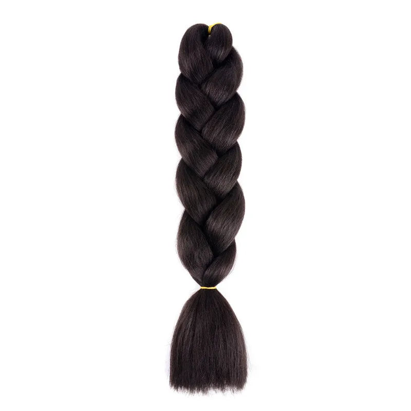 24-Inch Synthetic Jumbo Braiding Hair Extensions for Styling - 13