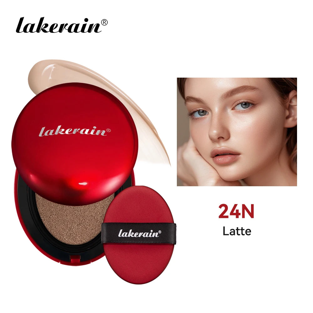 Waterproof Sunscreen Cushion Foundation for Flawless Semi-Matte Coverage - 24