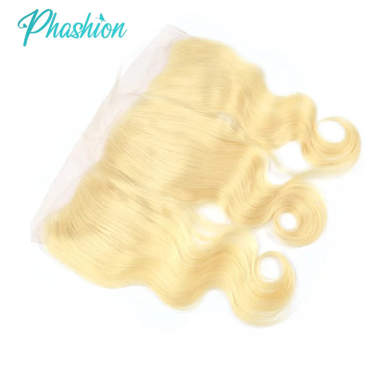 613 Blonde Body Wave Lace Frontal Human Hair