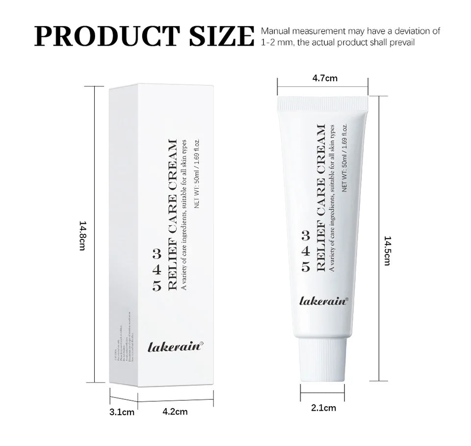 3 4 5 Relief Face Cream for Acne-Prone and Sensitive Skin