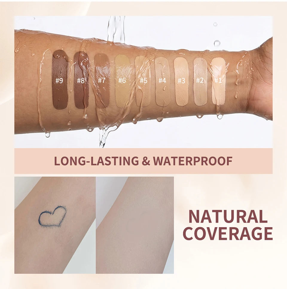 Waterproof Matte Liquid Foundation for Flawless Long-Lasting Natural Coverage