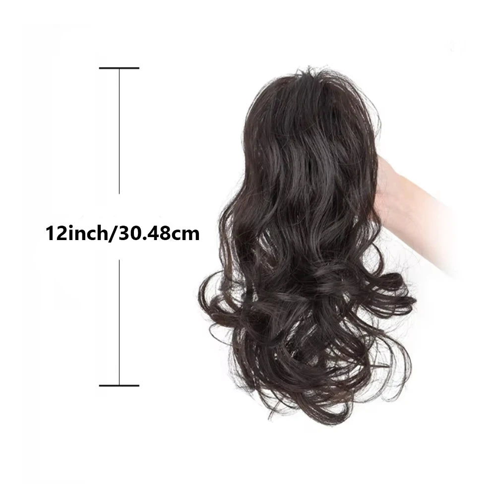 Curly Ponytail Claw Clip Hair Extension for Instant Voluminous Styles - 4