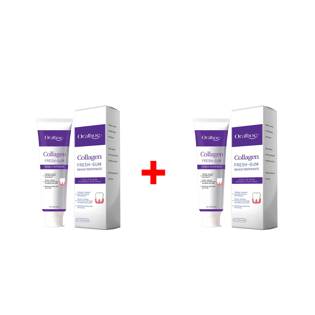 Collagen Whitening Toothpaste for Deep Cleaning and Fresh Breath