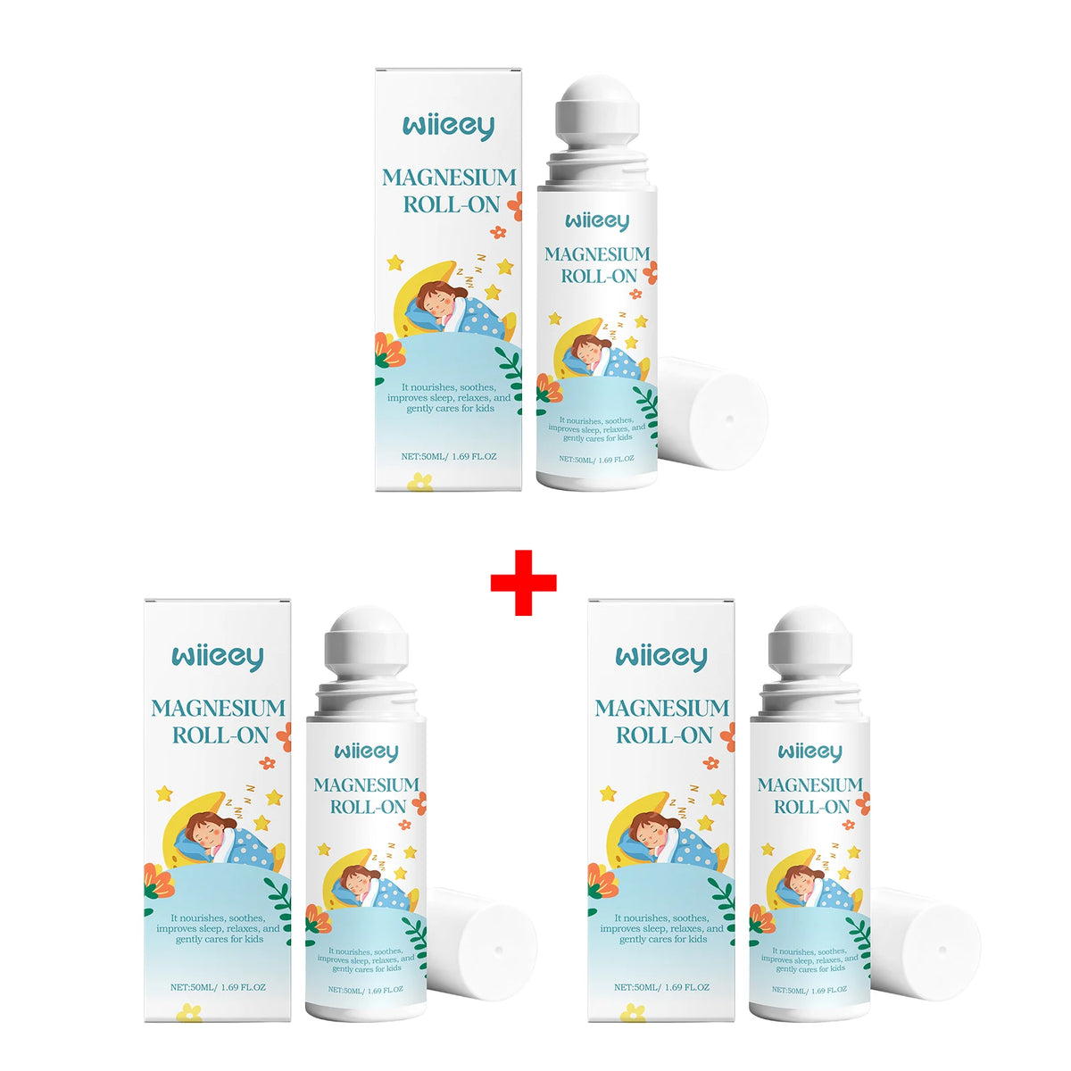 Magnesium Roll-On for Kids Restful Sleep and Body Relaxation