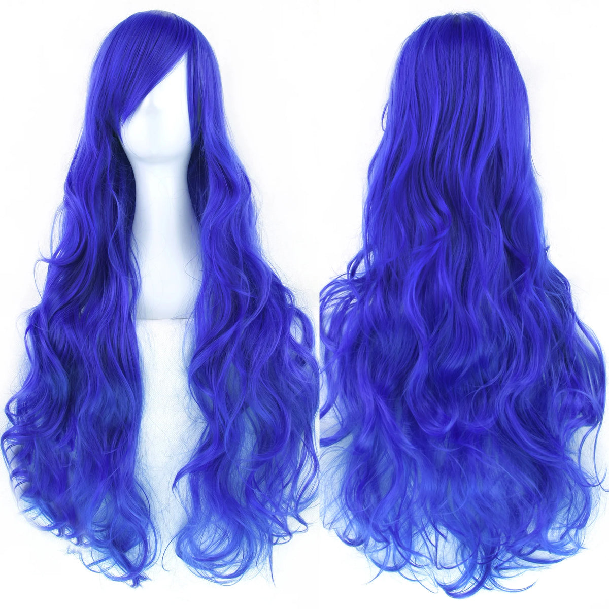Long Curly Heat-Resistant Synthetic Cosplay Wig for Costume Parties