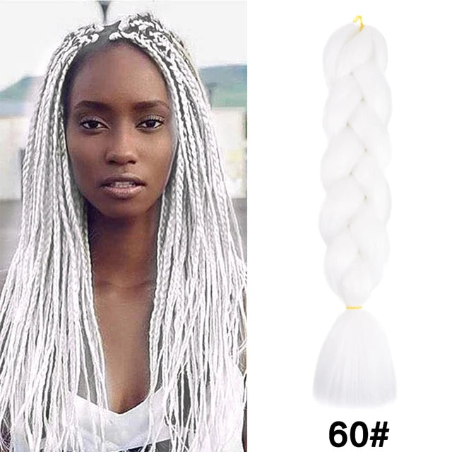 24-Inch Jumbo Synthetic Braiding Hair Extensions - 23