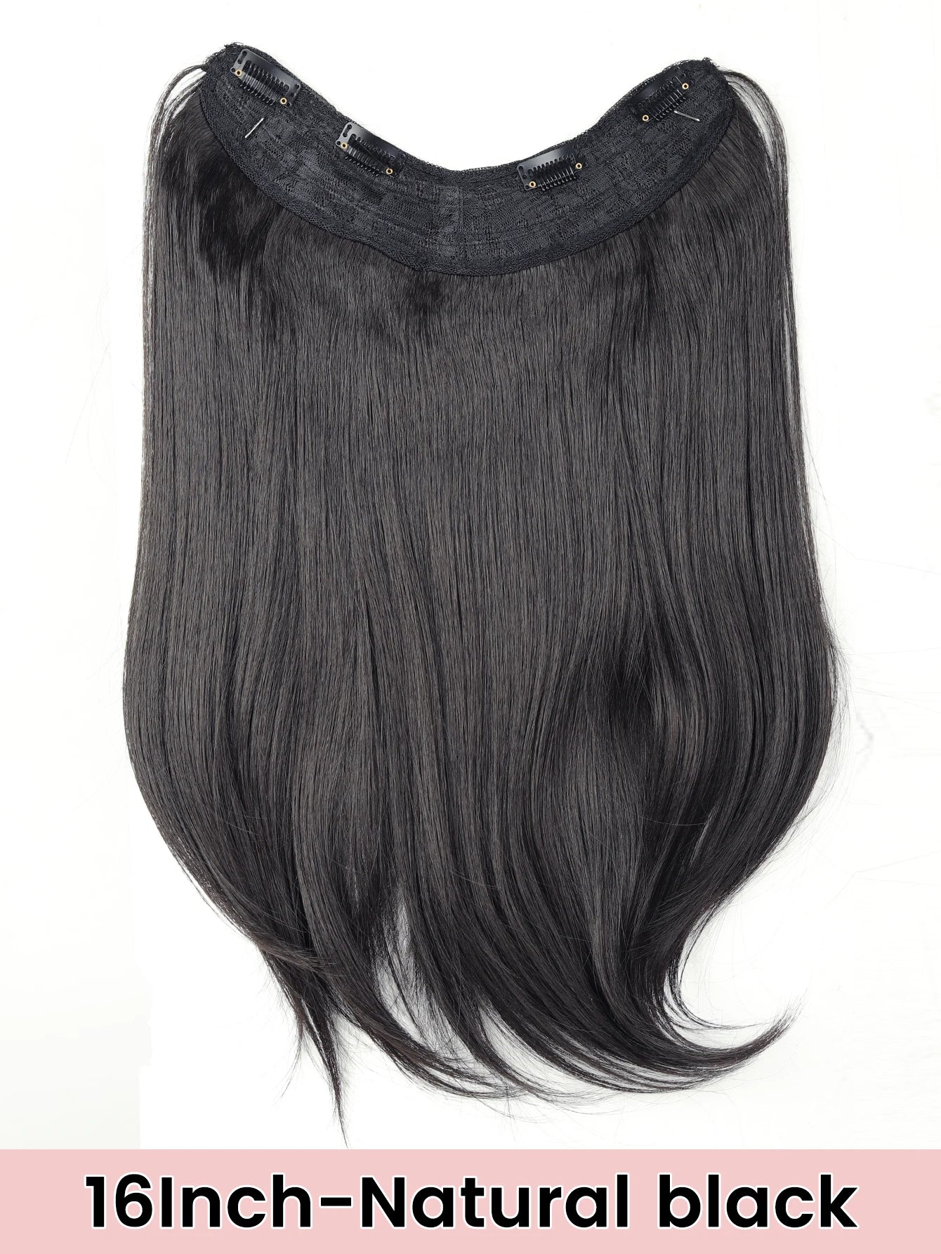 V-Shape Clip-In Hair Extensions for Instant Length and Volume - 25