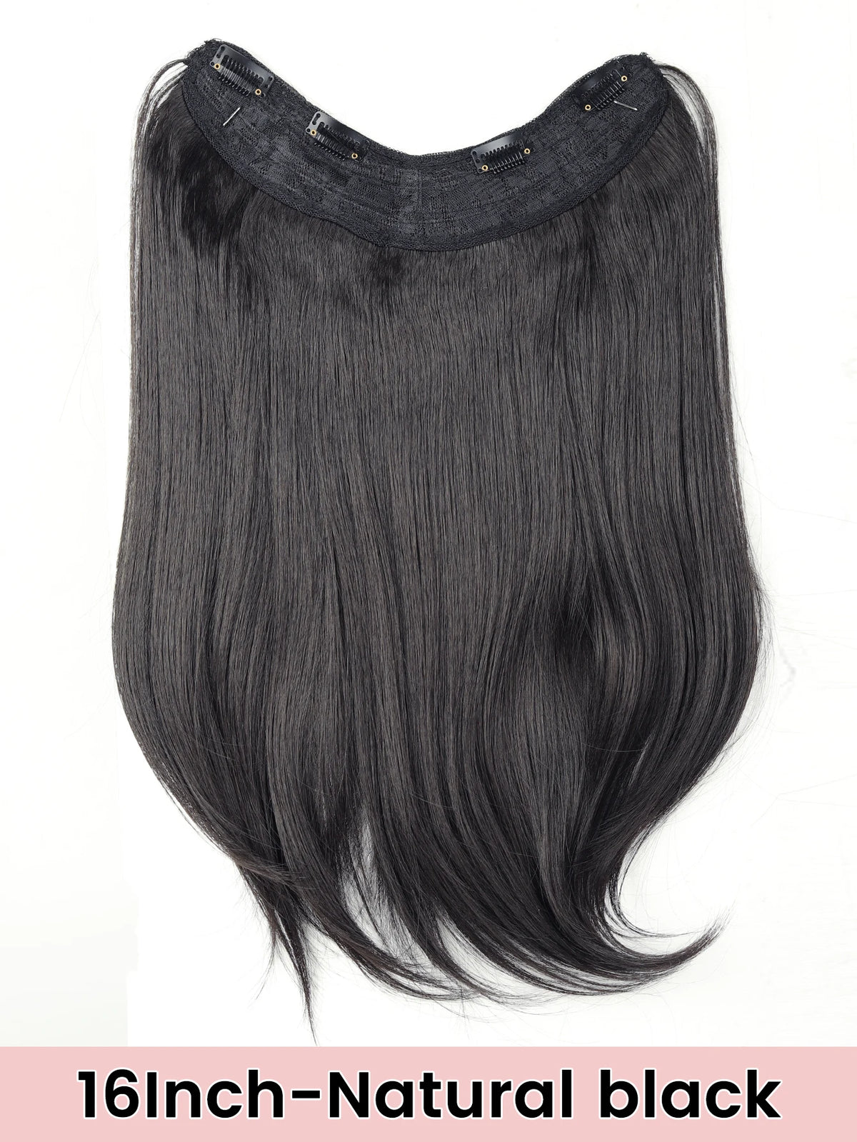 V-Shape Clip-In Hair Extensions for Instant Length and Volume