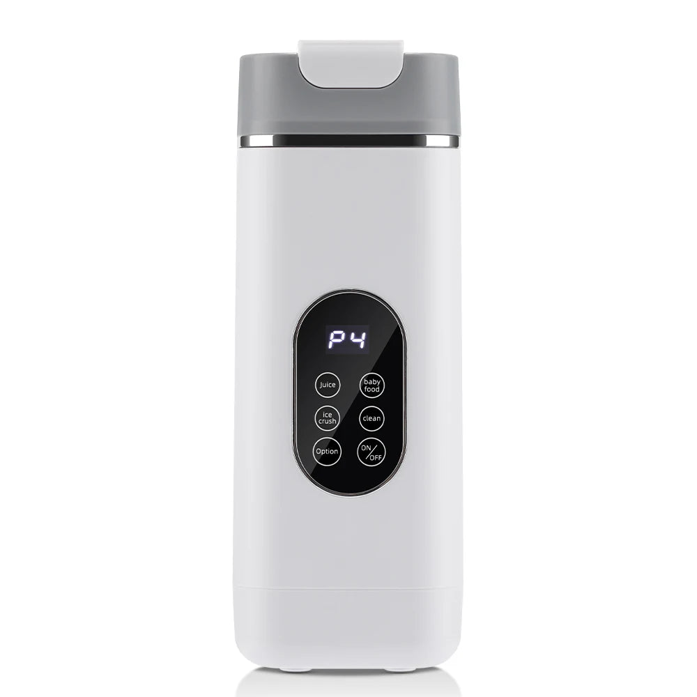 Portable 12-Blade Electric Juicer Cup with Digital Display - 15