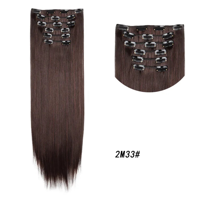 Long Curly Clip-In Hair Extensions for Instant Volume and Length - 31