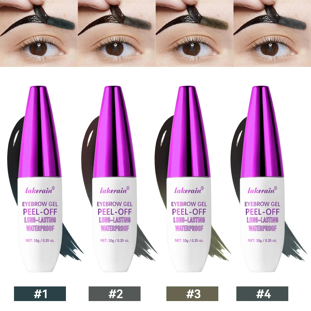 Long-Lasting Waterproof Peel-Off Eyebrow Tint Gel for Natural Brows - 21
