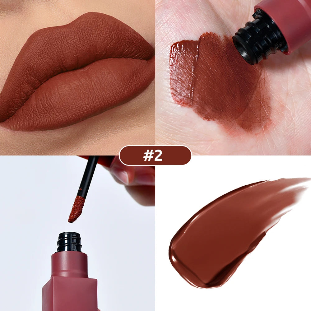 Waterproof Long-Lasting Matte Lip Tint for All-Day Wear - 5