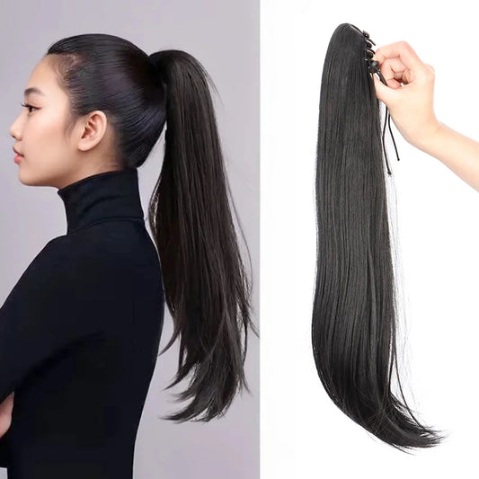 Synthetic Claw Clip Ponytail Hair Extension