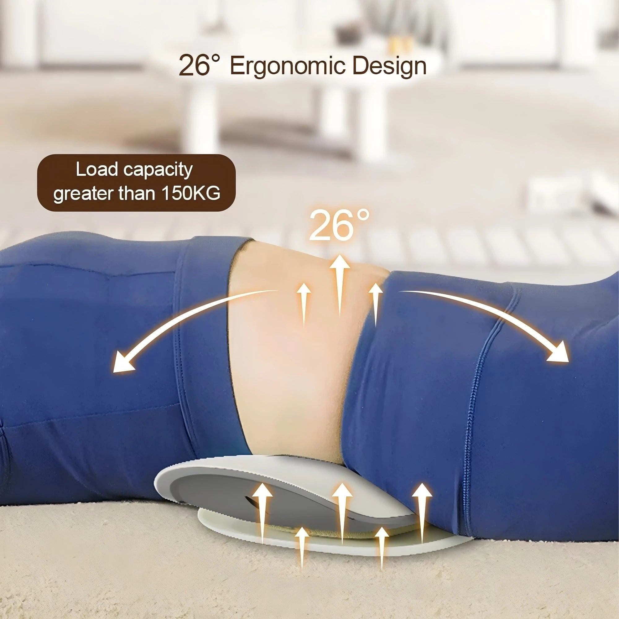 Electric Lumbar Traction Massager with Adjustable Airbag Support - 2